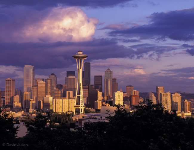 Seattle Skyline after Rain